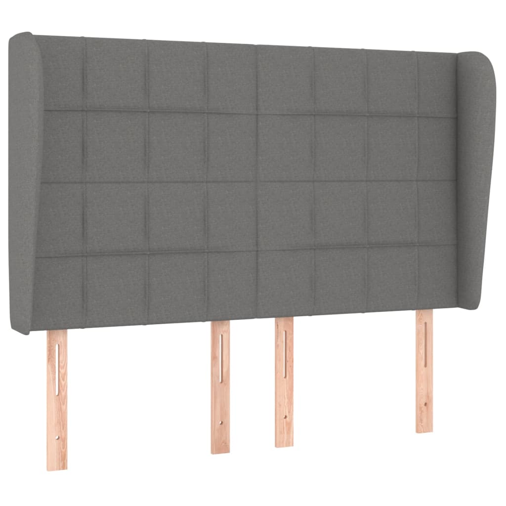 Boxspring met matras stof donkergrijs 140x190 cm is nu te koop bij PeponiXL, paradijselijk wonen!