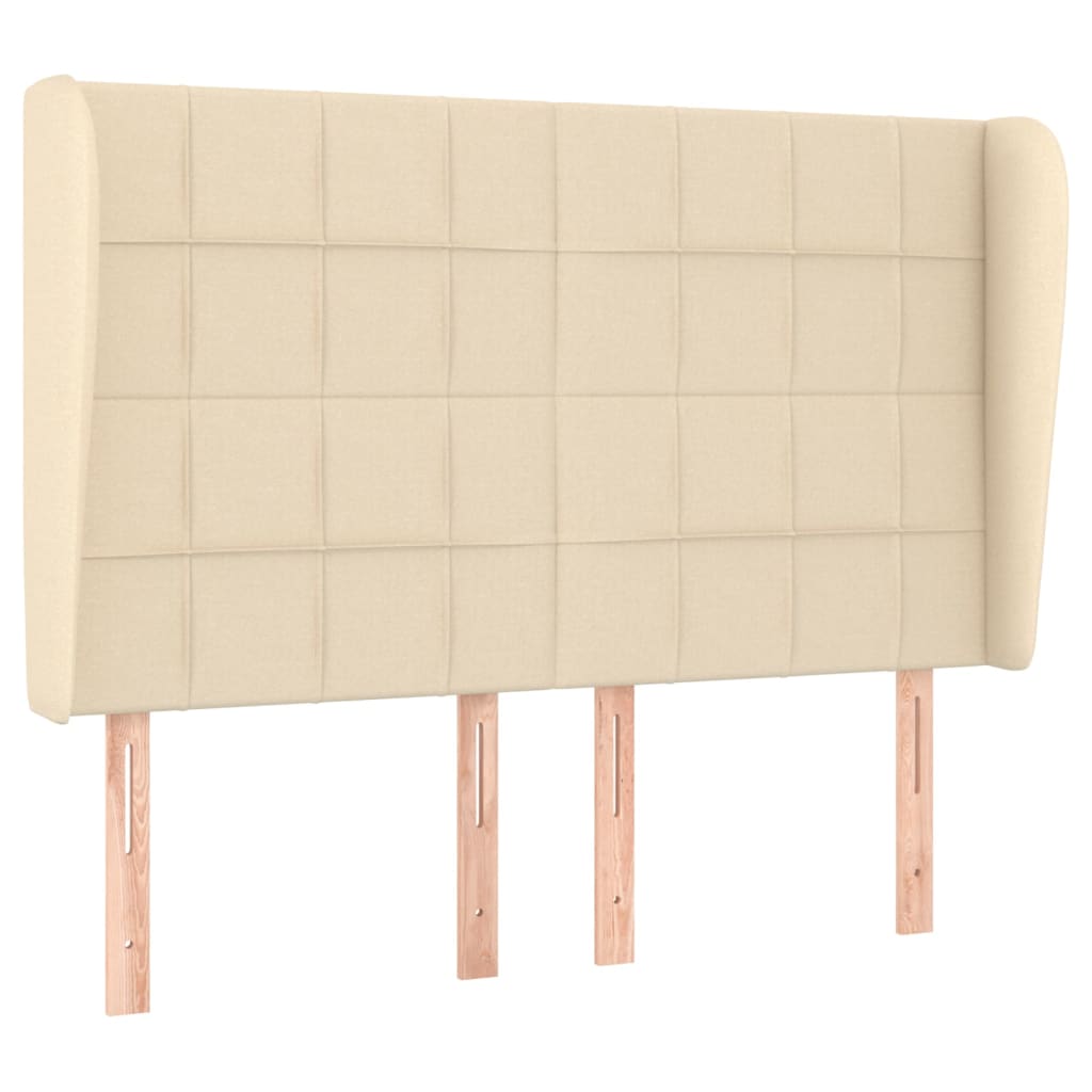 Boxspring met matras stof crèmekleurig 140x200 cm is nu te koop bij PeponiXL, paradijselijk wonen!
