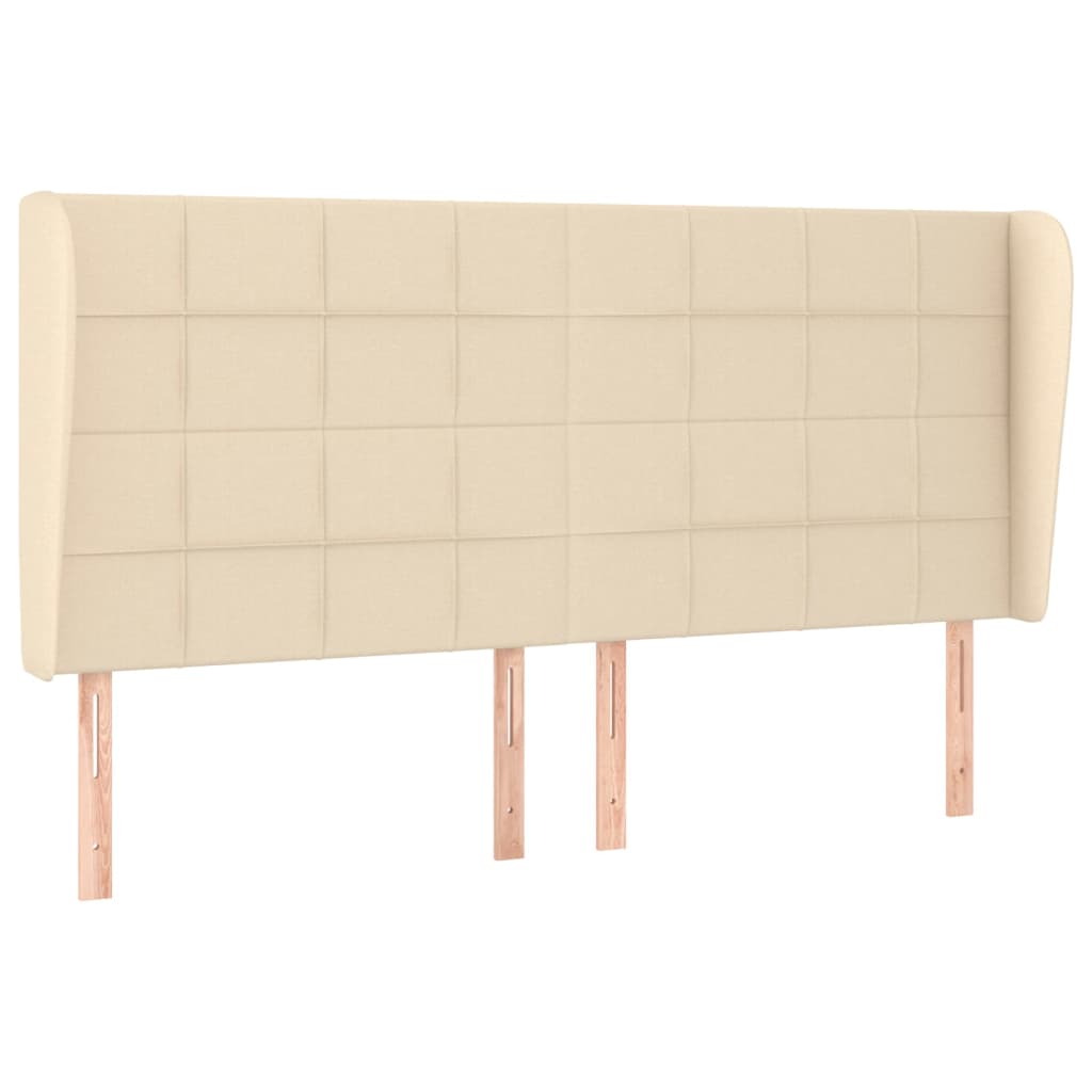Boxspring met matras stof crèmekleurig 160x200 cm is nu te koop bij PeponiXL, paradijselijk wonen!