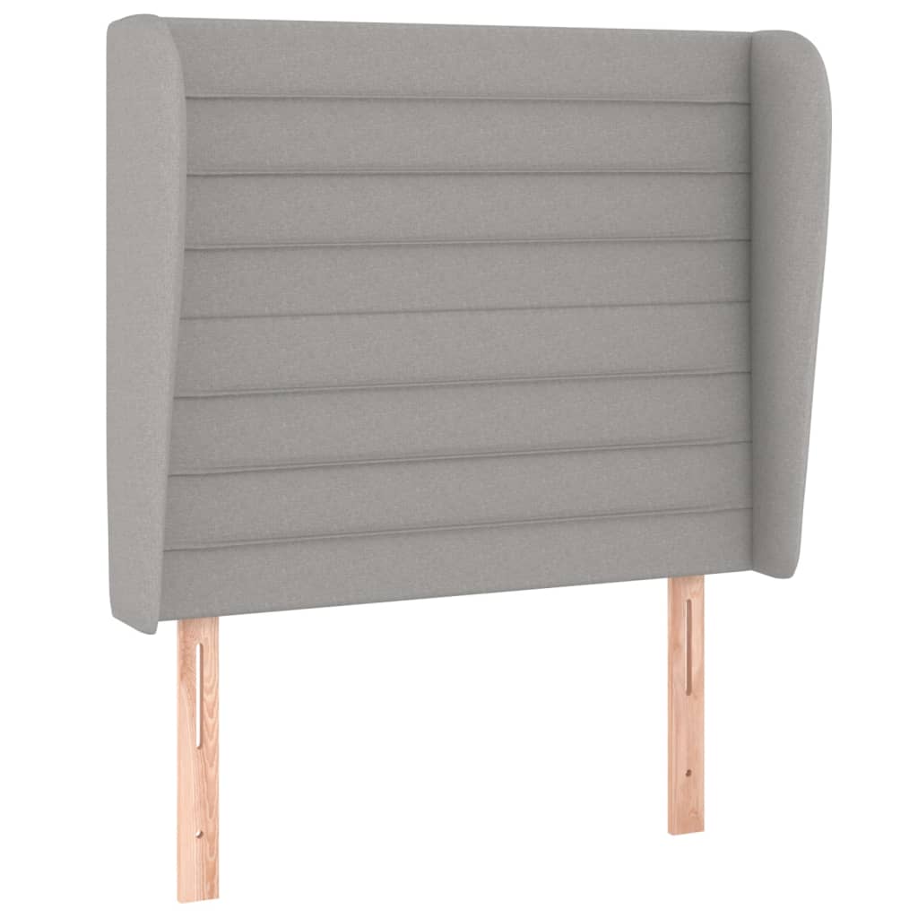 Boxspring met matras stof lichtgrijs 80x200 cm is nu te koop bij PeponiXL, paradijselijk wonen!