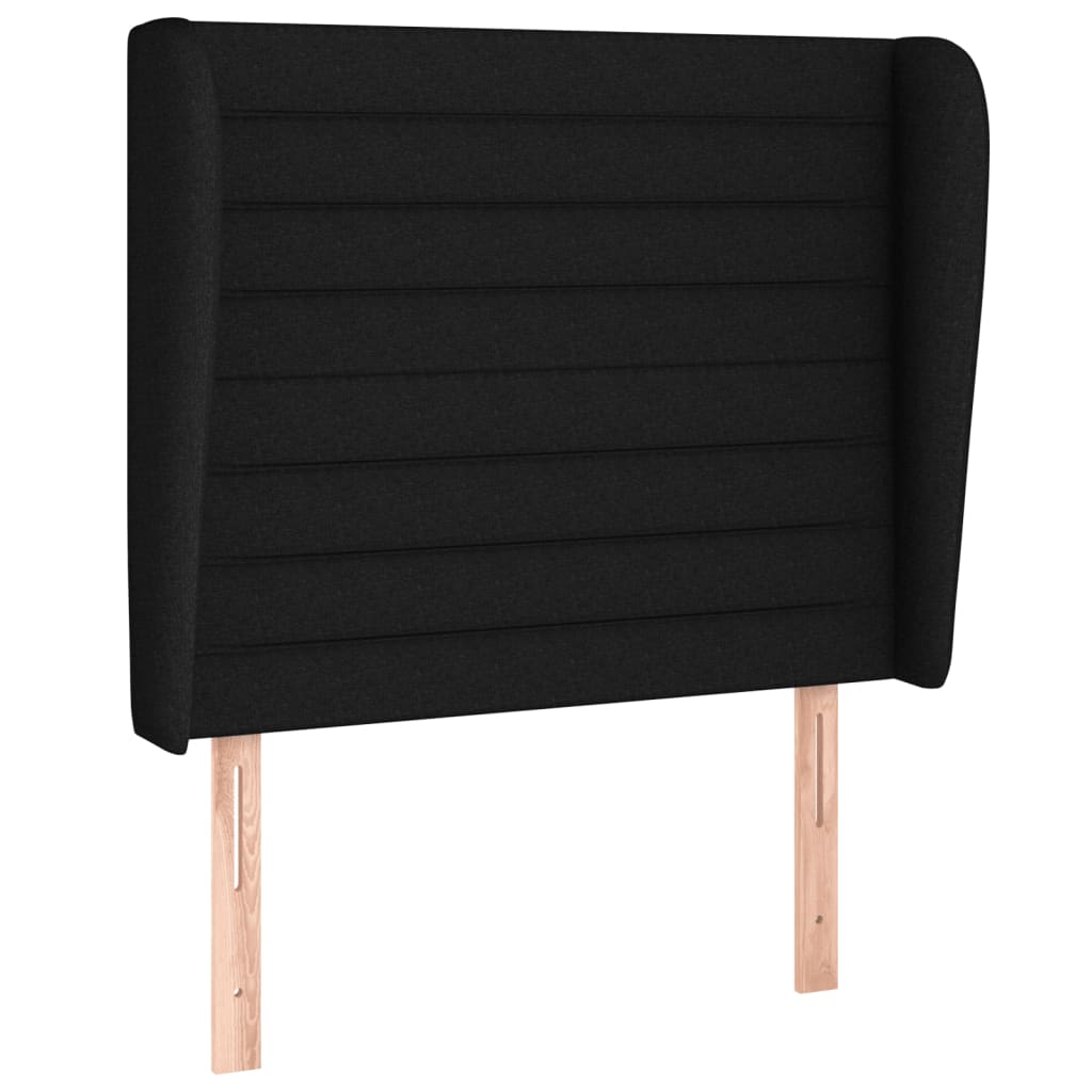Boxspring met matras stof zwart 80x200 cm is nu te koop bij PeponiXL, paradijselijk wonen!