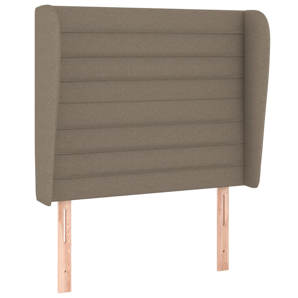 Boxspring met matras stof taupe 90x200 cm is nu te koop bij PeponiXL, paradijselijk wonen!