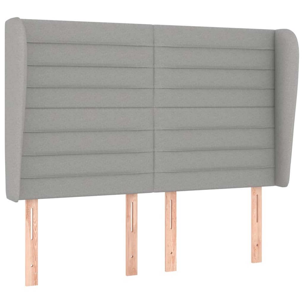 Boxspring met matras stof lichtgrijs 140x200 cm is nu te koop bij PeponiXL, paradijselijk wonen!