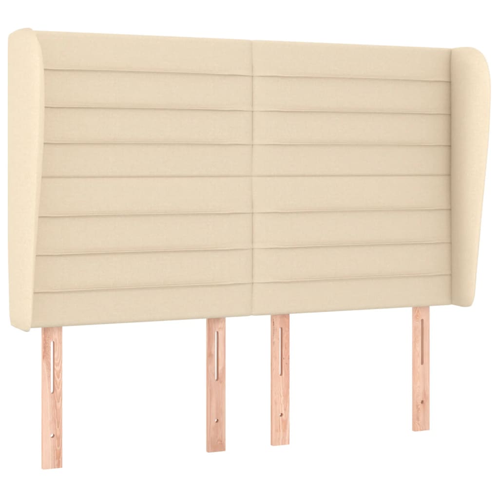 Boxspring met matras stof crèmekleurig 140x200 cm is nu te koop bij PeponiXL, paradijselijk wonen!
