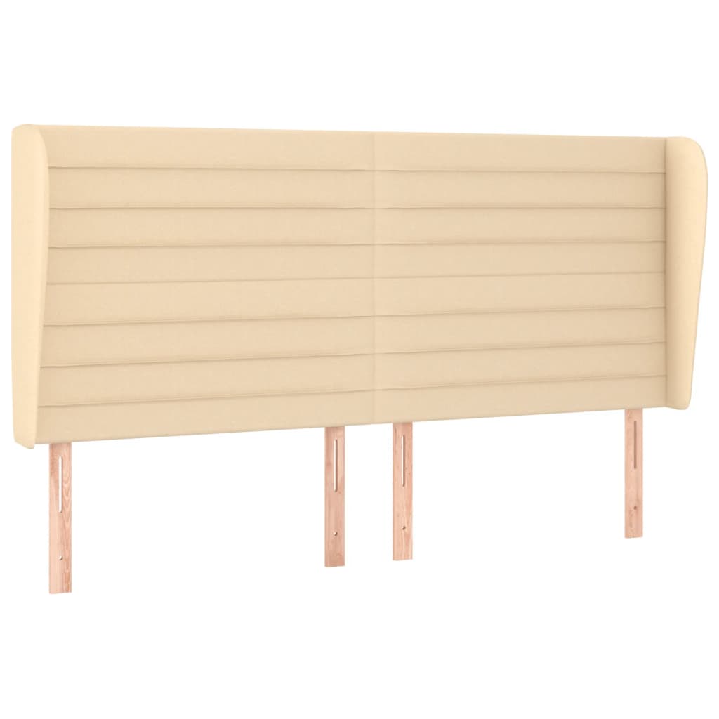 Boxspring met matras stof crèmekleurig 180x200 cm is nu te koop bij PeponiXL, paradijselijk wonen!