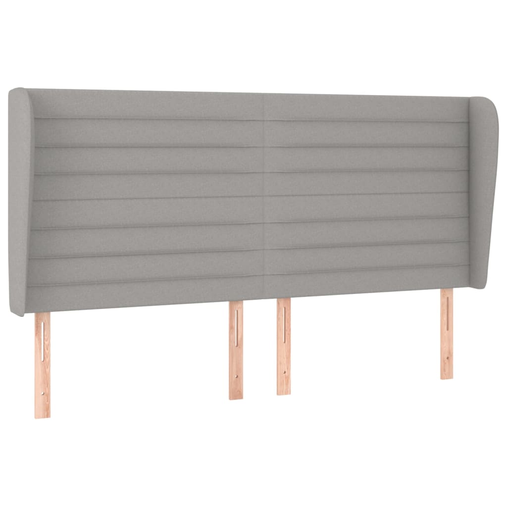Boxspring met matras stof lichtgrijs 200x200 cm is nu te koop bij PeponiXL, paradijselijk wonen!