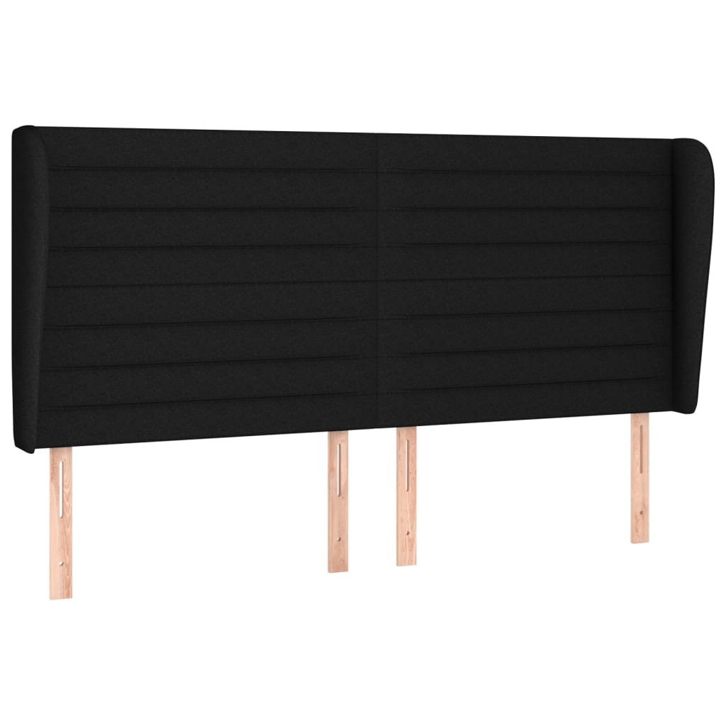 Boxspring met matras stof zwart 200x200 cm is nu te koop bij PeponiXL, paradijselijk wonen!
