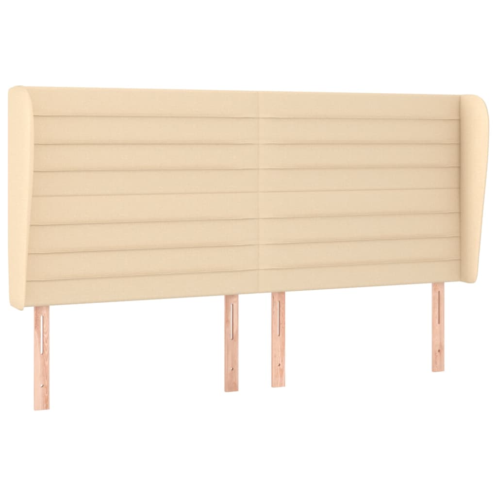 Boxspring met matras stof crèmekleurig 200x200 cm is nu te koop bij PeponiXL, paradijselijk wonen!