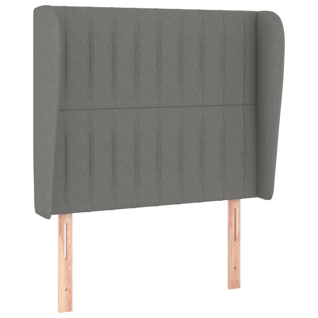 Boxspring met matras stof donkergrijs 90x200 cm is nu te koop bij PeponiXL, paradijselijk wonen!