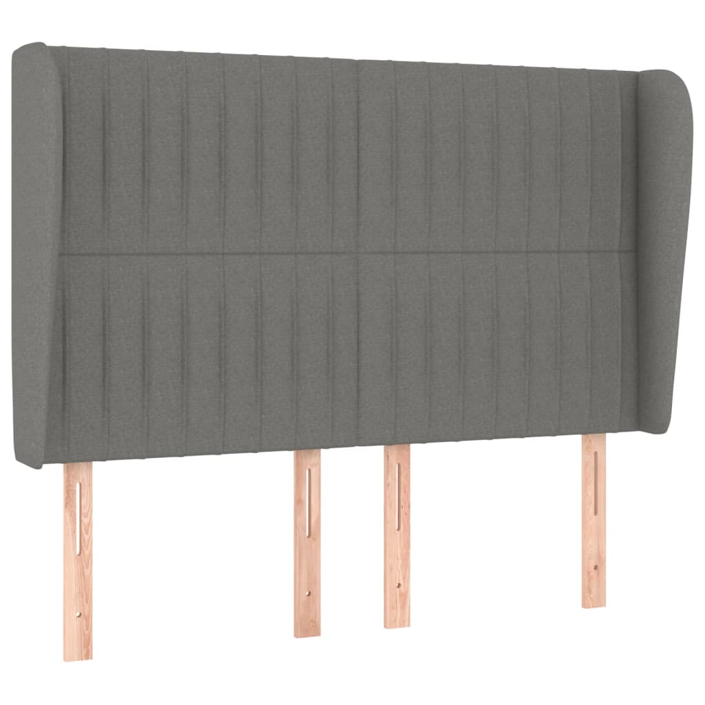 Boxspring met matras stof donkergrijs 140x190 cm is nu te koop bij PeponiXL, paradijselijk wonen!