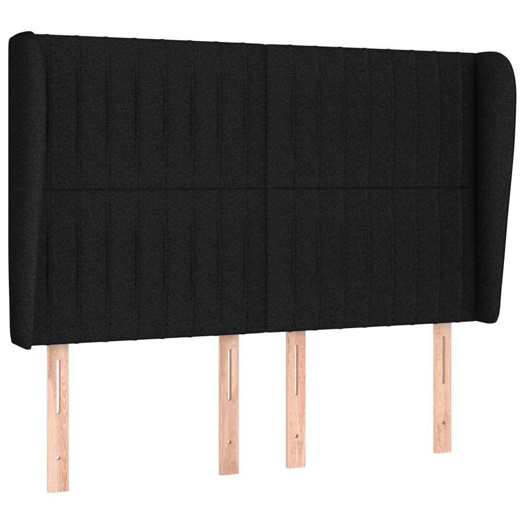 Boxspring met matras stof zwart 140x190 cm is nu te koop bij PeponiXL, paradijselijk wonen!