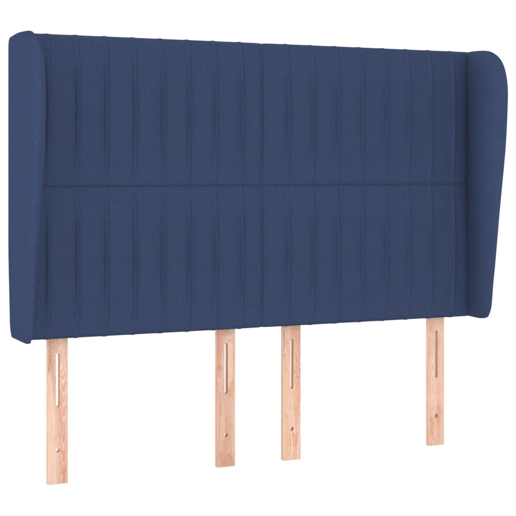 Boxspring met matras stof blauw 140x190 cm is nu te koop bij PeponiXL, paradijselijk wonen!