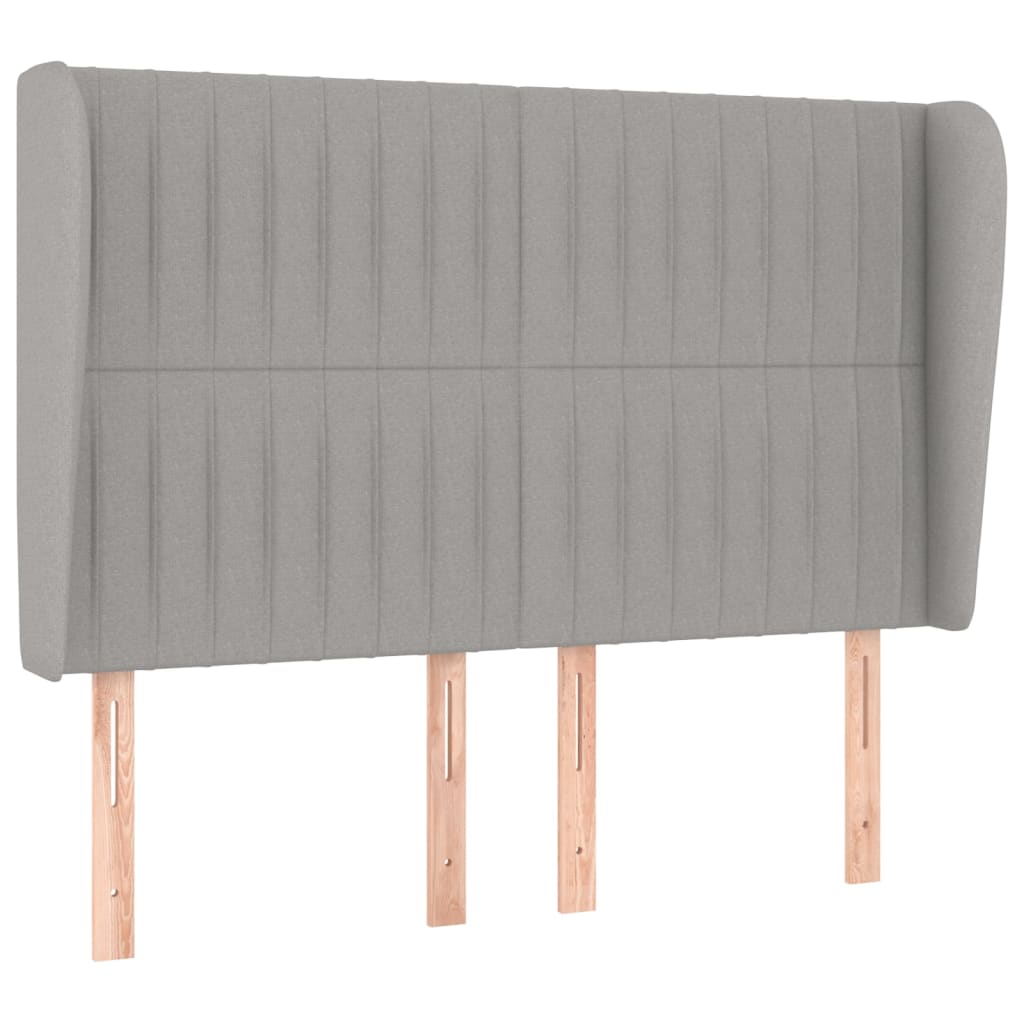 Boxspring met matras stof lichtgrijs 140x200 cm is nu te koop bij PeponiXL, paradijselijk wonen!