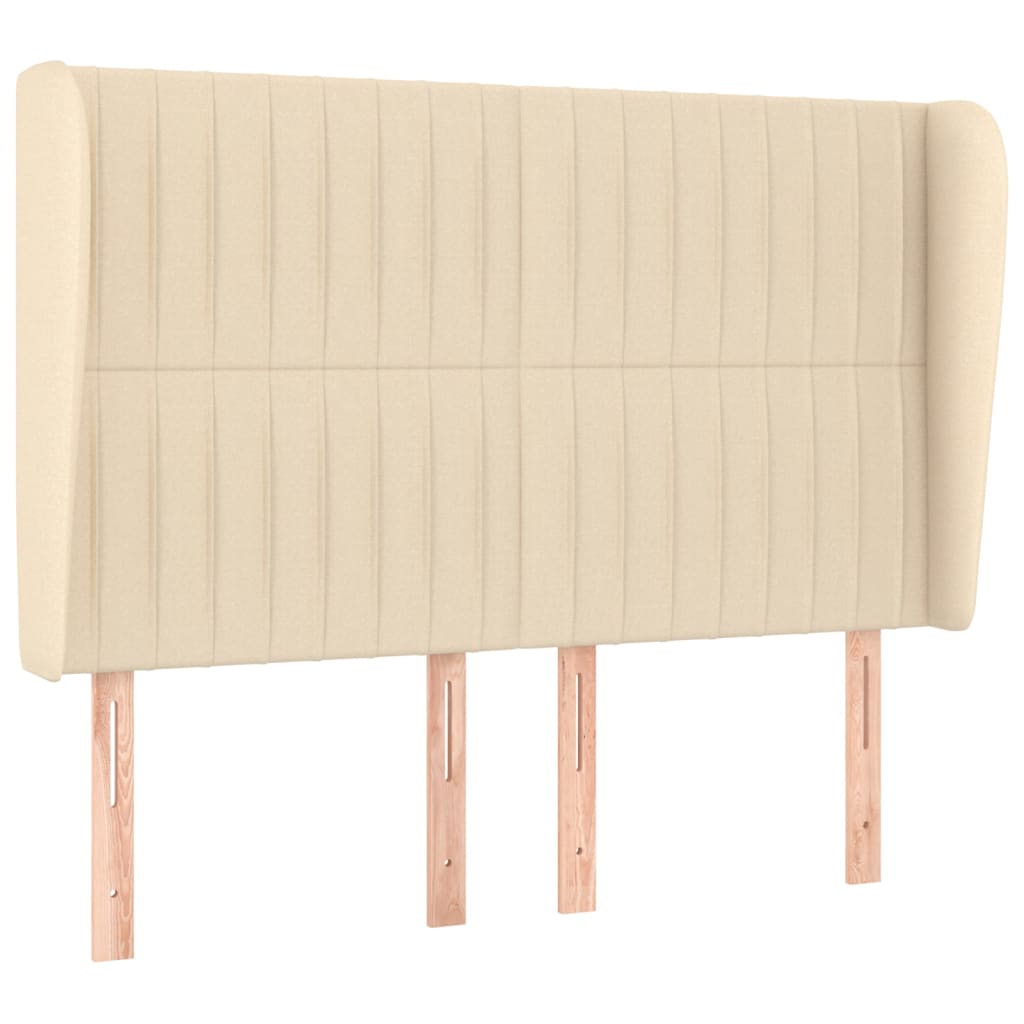 Boxspring met matras stof crèmekleurig 140x200 cm is nu te koop bij PeponiXL, paradijselijk wonen!