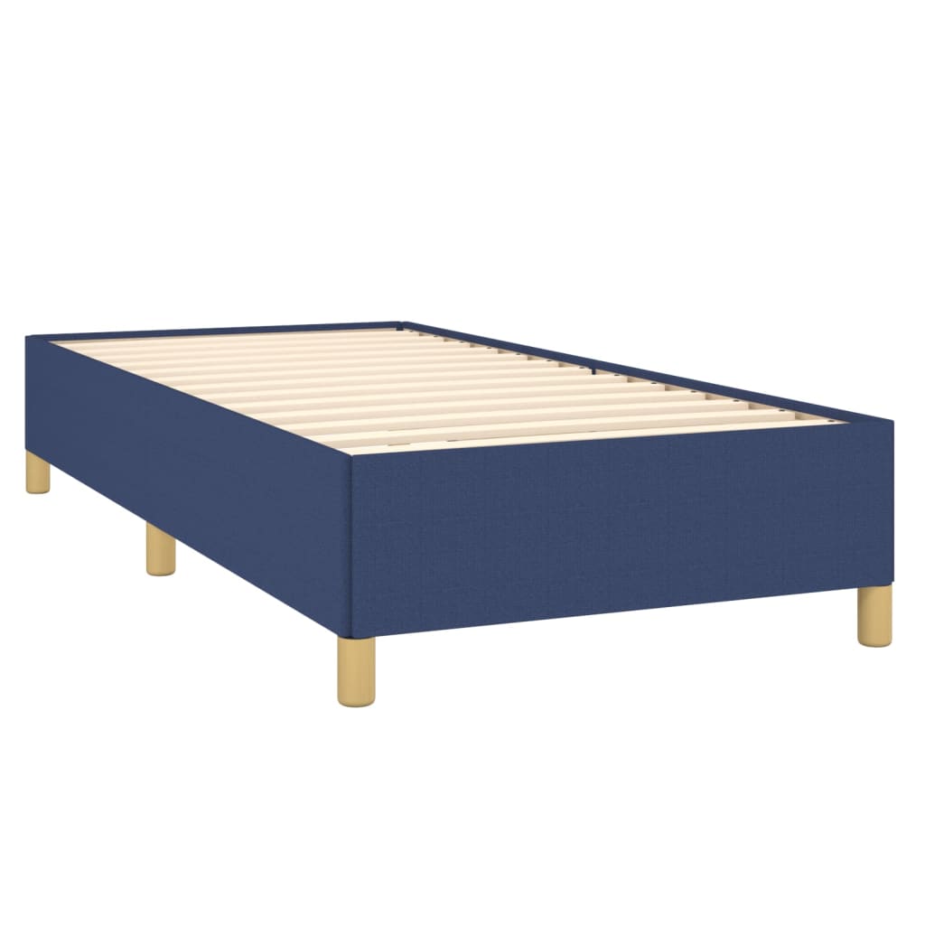 Boxspring met matras stof blauw 80x200 cm is nu te koop bij PeponiXL, paradijselijk wonen!