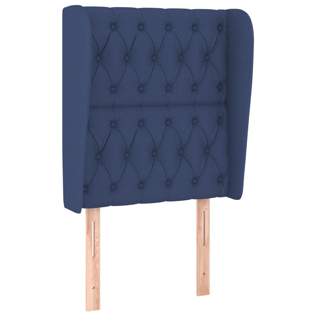 Boxspring met matras stof blauw 80x200 cm is nu te koop bij PeponiXL, paradijselijk wonen!