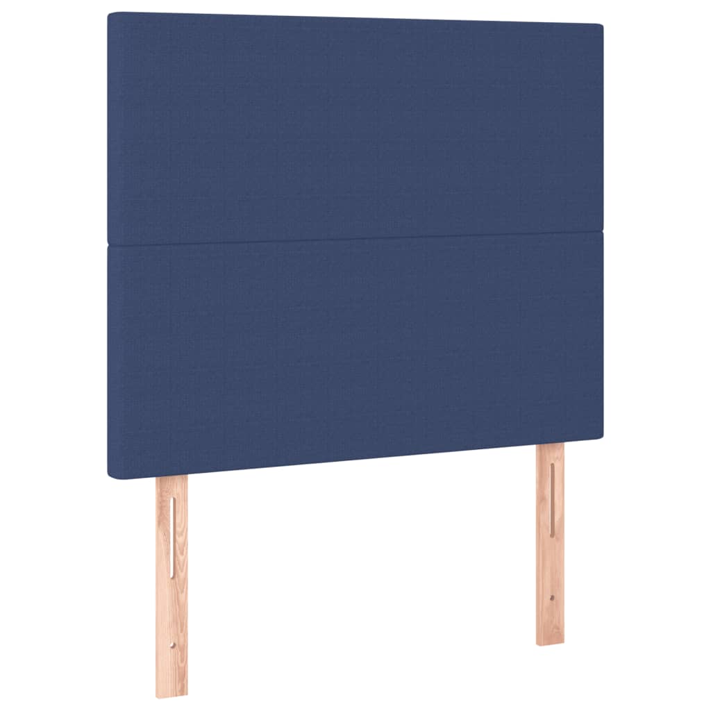 Bedframe zonder matras 90x190 cm stof blauw is nu te koop bij PeponiXL, paradijselijk wonen!