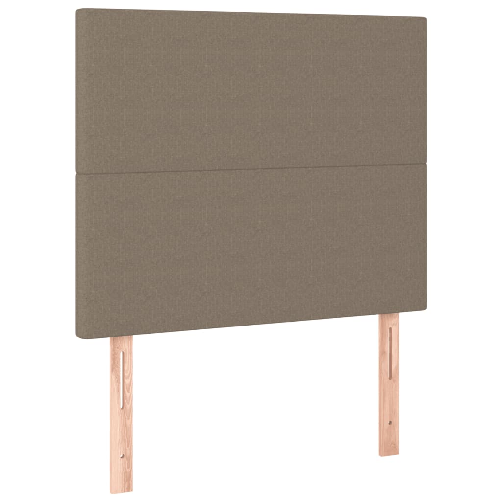 Bedframe zonder matras 90x200 cm stof taupe is nu te koop bij PeponiXL, paradijselijk wonen!