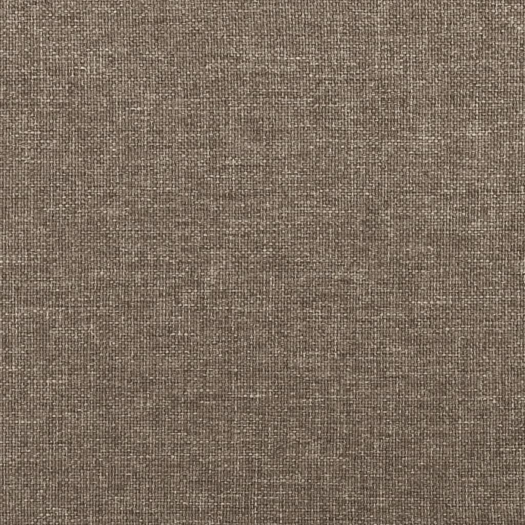 Bedframe zonder matras 90x200 cm stof taupe is nu te koop bij PeponiXL, paradijselijk wonen!