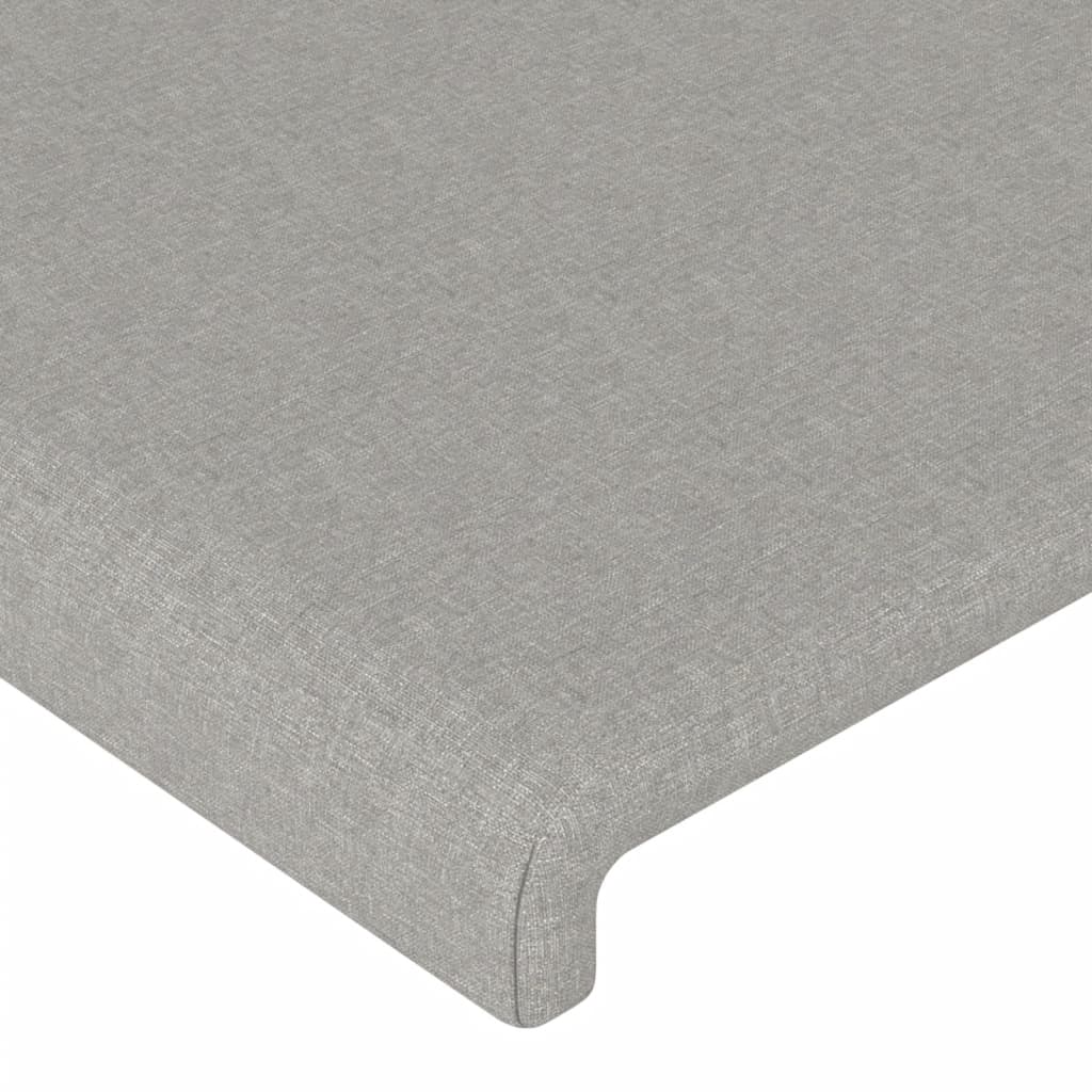 Bedframe zonder matras 120x200 cm stof lichtgrijs is nu te koop bij PeponiXL, paradijselijk wonen!