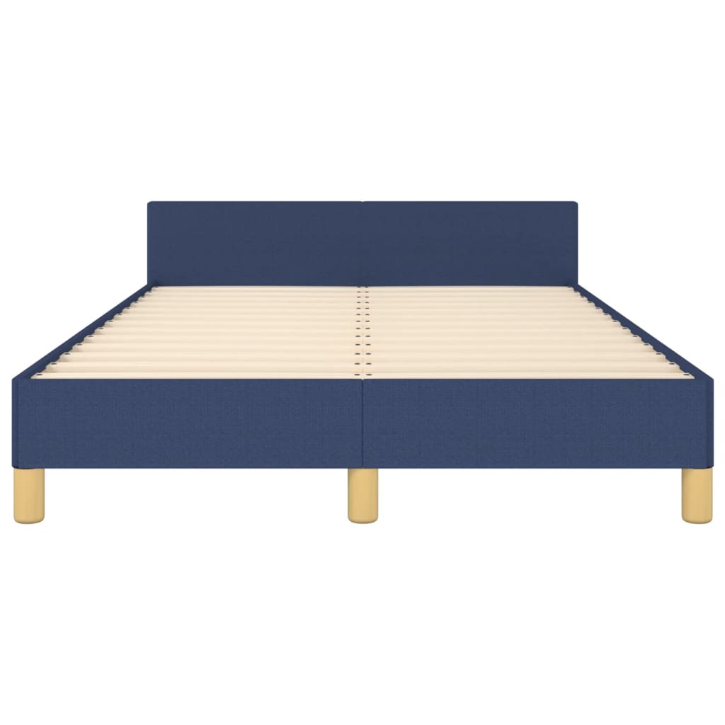 Bedframe zonder matras 120x200 cm stof blauw is nu te koop bij PeponiXL, paradijselijk wonen!
