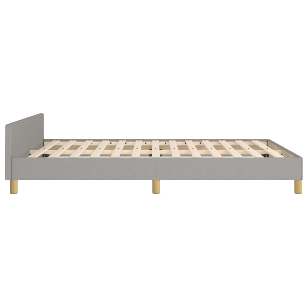 Bedframe zonder matras stof lichtgrijs 140x200 cm is nu te koop bij PeponiXL, paradijselijk wonen!