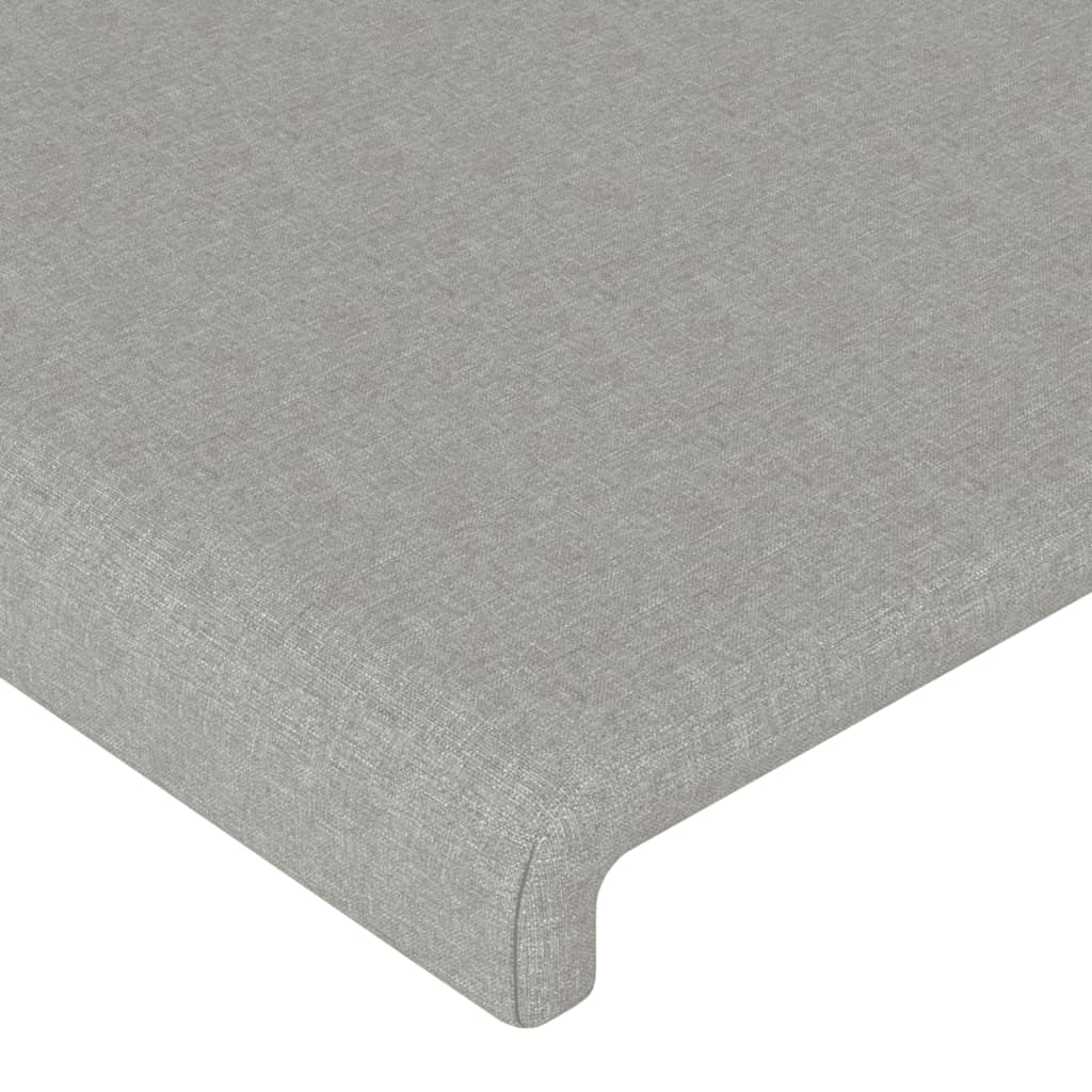 Bedframe zonder matras stof lichtgrijs 140x200 cm is nu te koop bij PeponiXL, paradijselijk wonen!