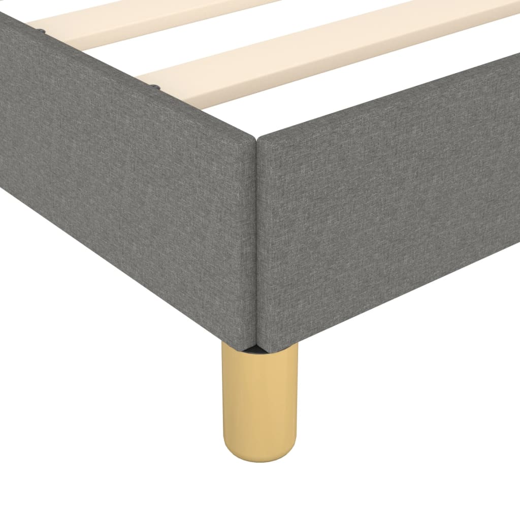 Bedframe zonder matras 90x190 cm stof donkergrijs is nu te koop bij PeponiXL, paradijselijk wonen!