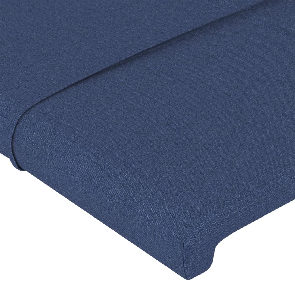 Bedframe zonder matras 90x190 cm stof blauw is nu te koop bij PeponiXL, paradijselijk wonen!