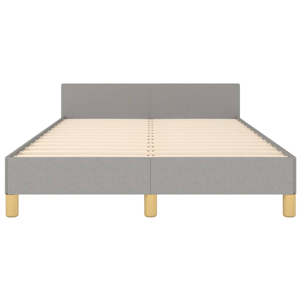 Bedframe zonder matras 120x200 cm stof lichtgrijs is nu te koop bij PeponiXL, paradijselijk wonen!