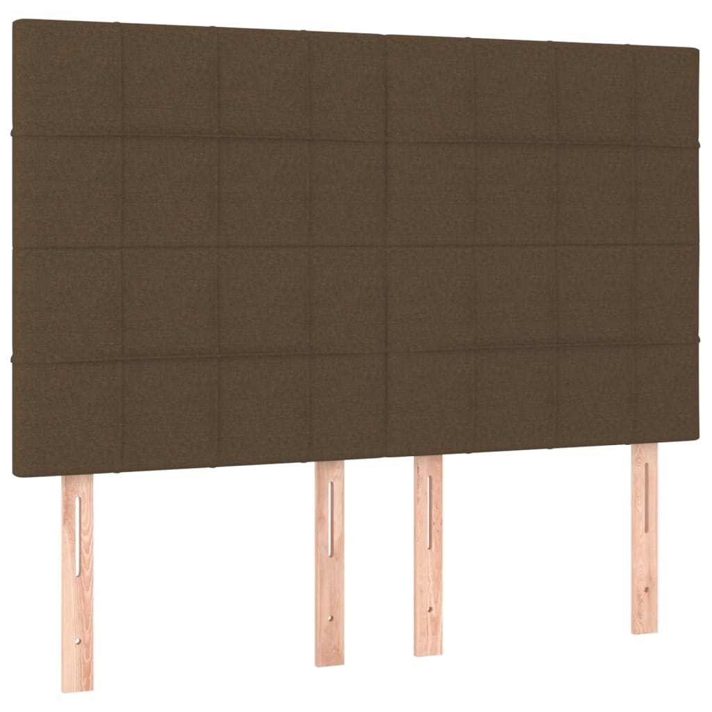Bedframe zonder matras stof donkerbruin 140x200 cm is nu te koop bij PeponiXL, paradijselijk wonen!