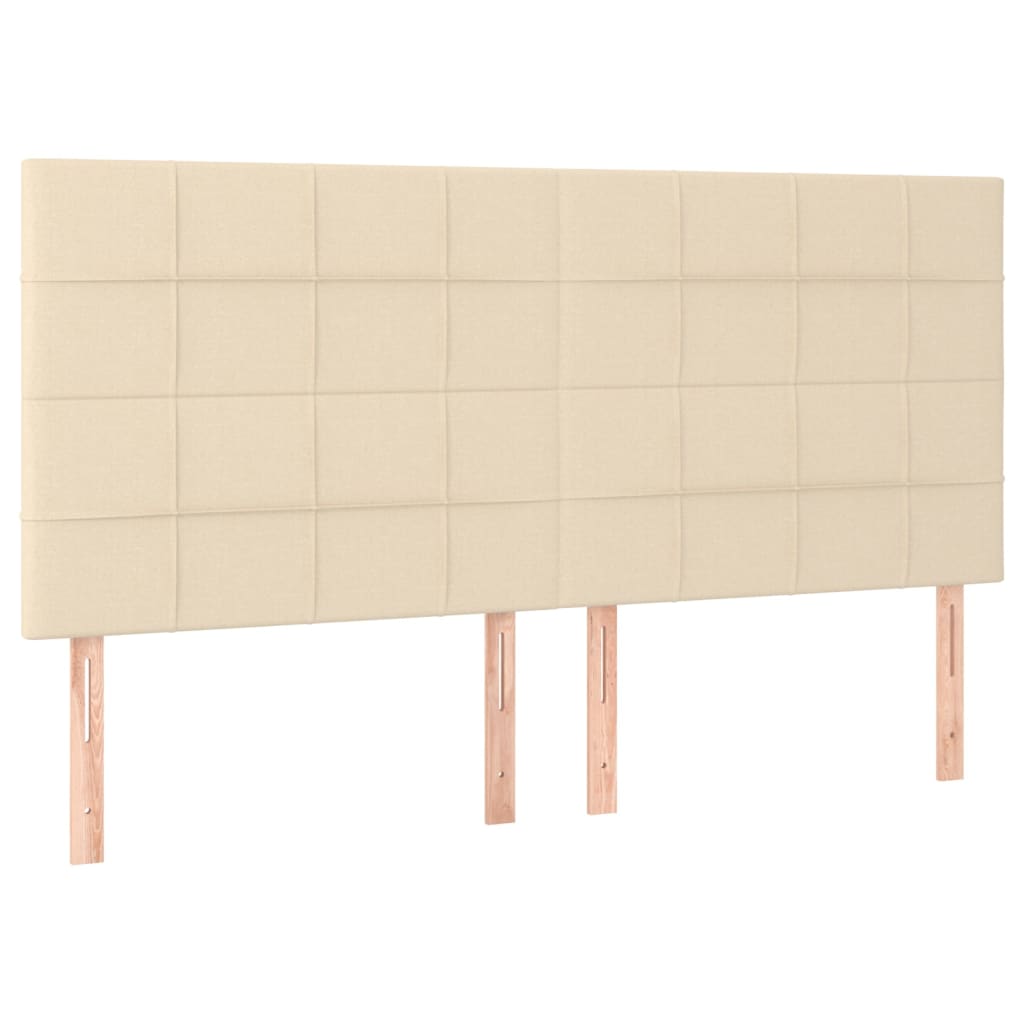 Bedframe zonder matras stof crèmekleurig 180x200 cm is nu te koop bij PeponiXL, paradijselijk wonen!