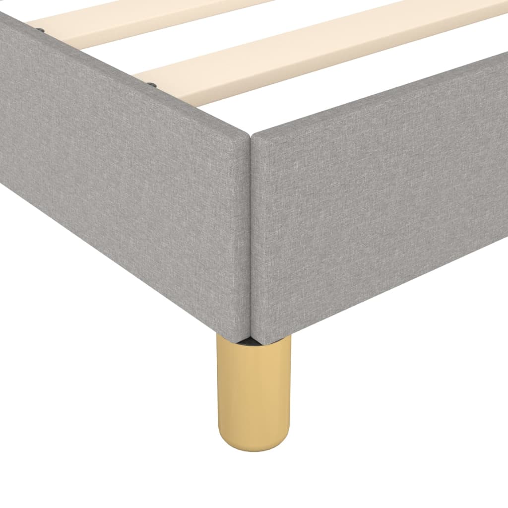 Bedframe zonder matras 80x200 cm stof lichtgrijs is nu te koop bij PeponiXL, paradijselijk wonen!