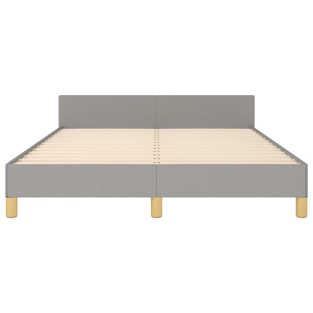 Bedframe zonder matras stof lichtgrijs 140x200 cm is nu te koop bij PeponiXL, paradijselijk wonen!
