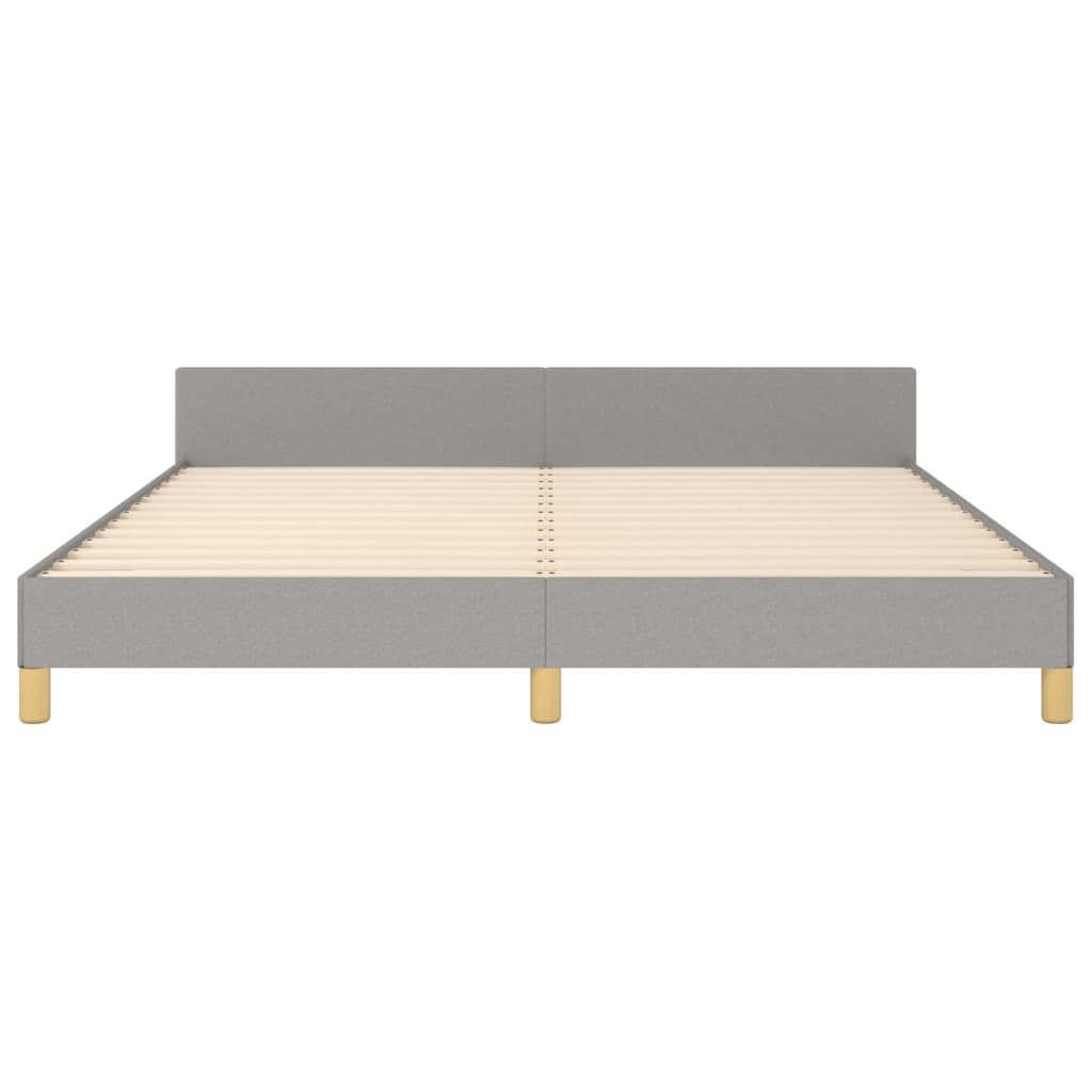 Bedframe zonder matras stof lichtgrijs 160x200 cm is nu te koop bij PeponiXL, paradijselijk wonen!