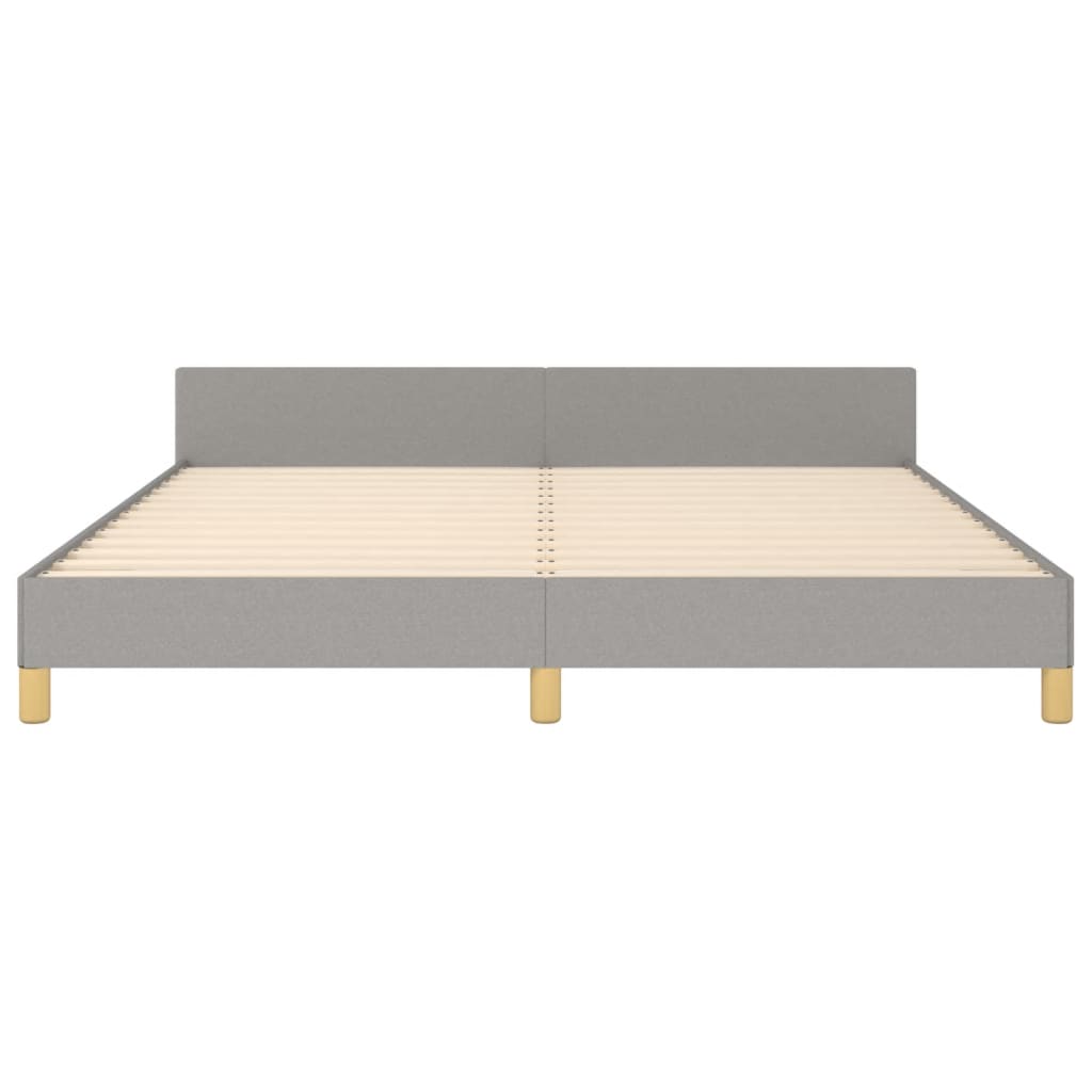 Bedframe zonder matras stof lichtgrijs 180x200 cm is nu te koop bij PeponiXL, paradijselijk wonen!