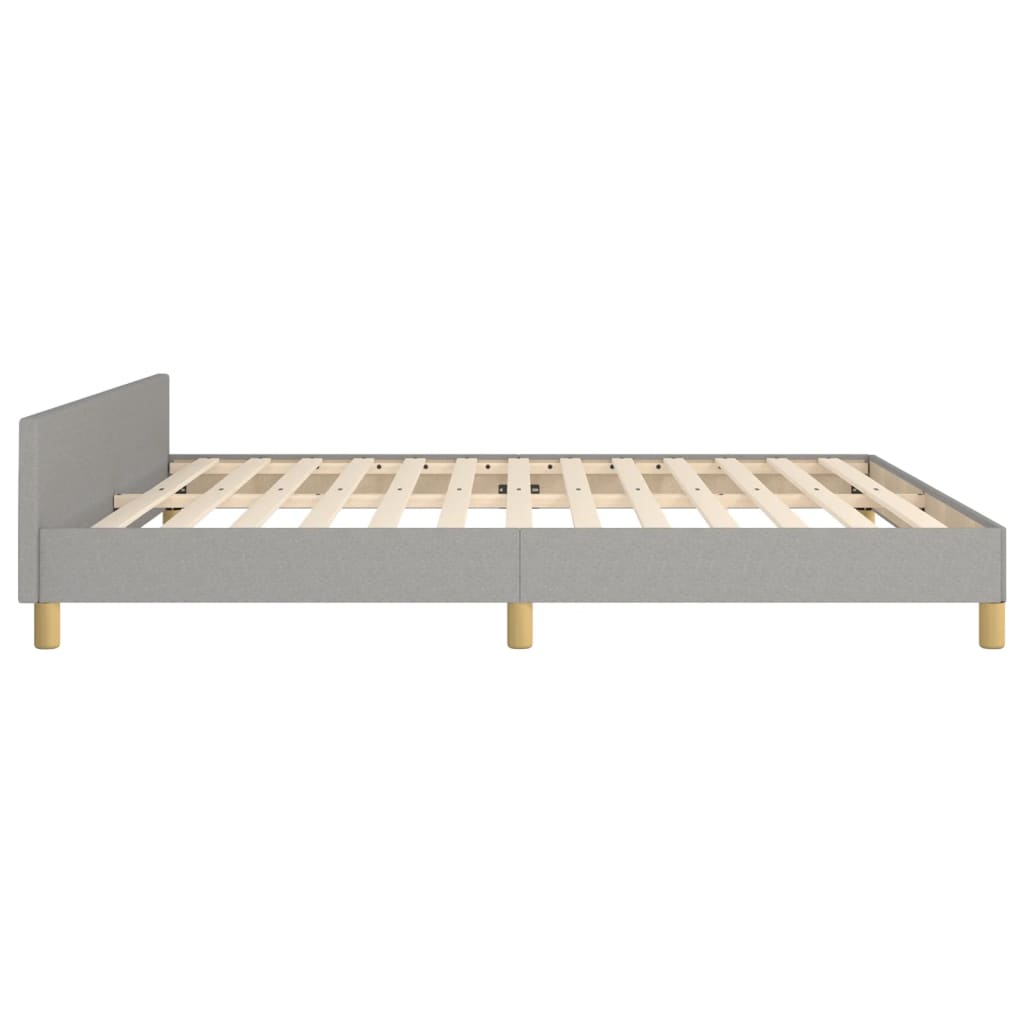 Bedframe zonder matras stof lichtgrijs 180x200 cm is nu te koop bij PeponiXL, paradijselijk wonen!