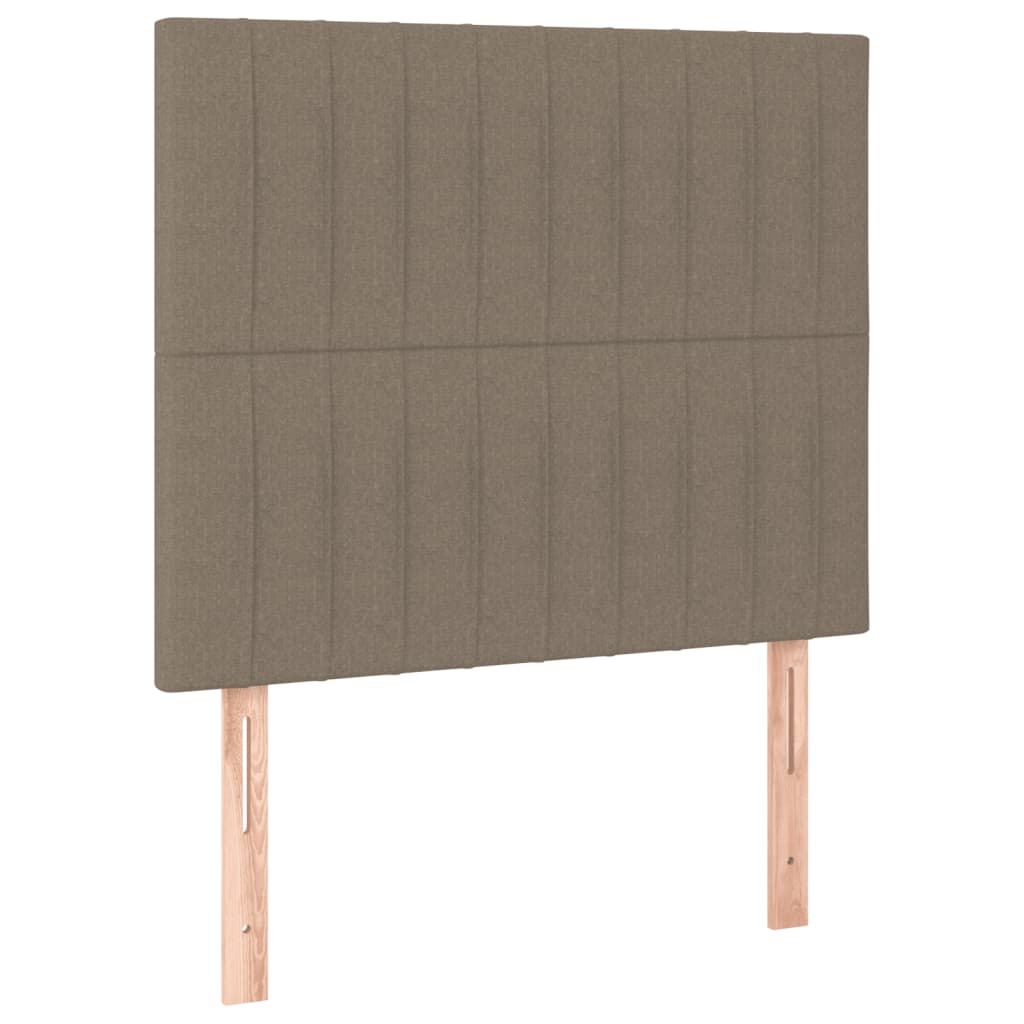 Bedframe zonder matras 90x200 cm stof taupe is nu te koop bij PeponiXL, paradijselijk wonen!
