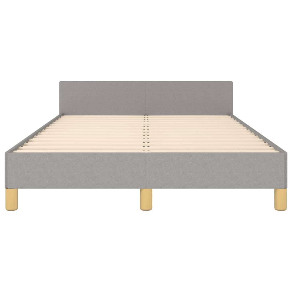 Bedframe zonder matras 120x200 cm stof lichtgrijs is nu te koop bij PeponiXL, paradijselijk wonen!