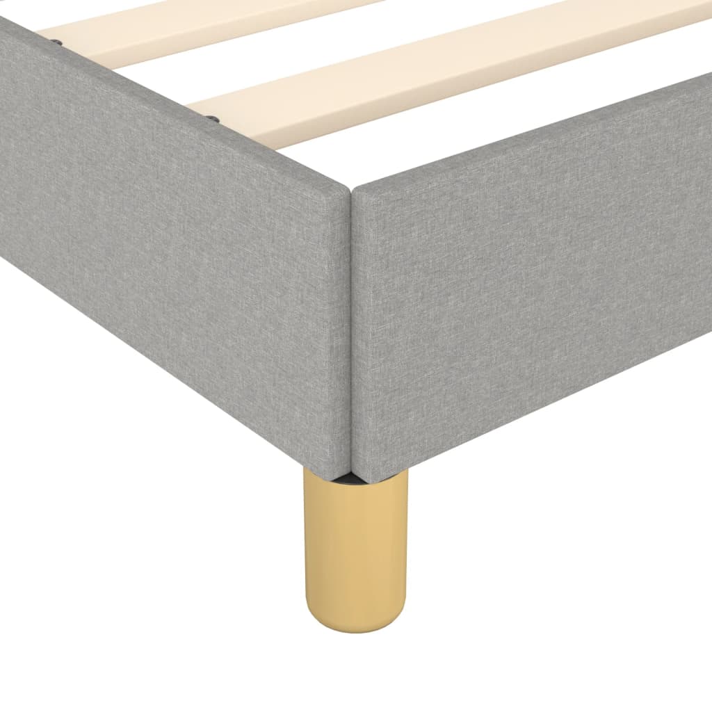 Bedframe zonder matras stof lichtgrijs 160x200 cm is nu te koop bij PeponiXL, paradijselijk wonen!