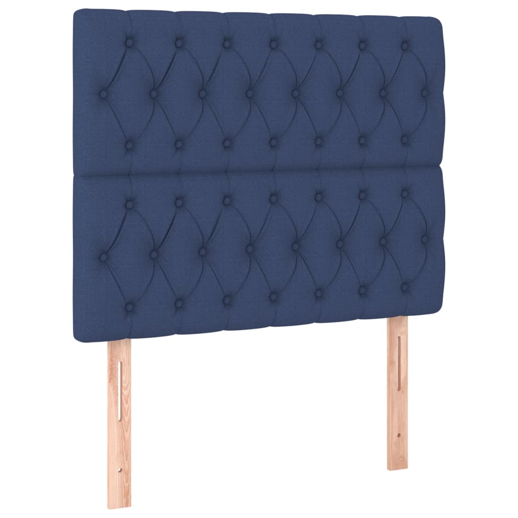 Bedframe zonder matras 120x200 cm stof blauw is nu te koop bij PeponiXL, paradijselijk wonen!
