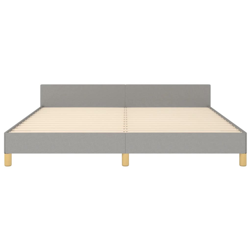 Bedframe zonder matras stof lichtgrijs 180x200 cm is nu te koop bij PeponiXL, paradijselijk wonen!