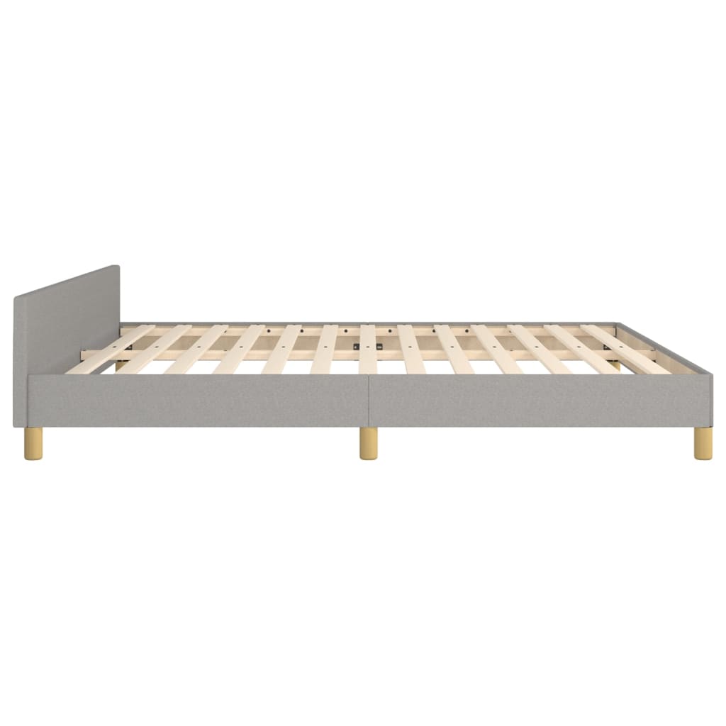 Bedframe zonder matras stof lichtgrijs 180x200 cm is nu te koop bij PeponiXL, paradijselijk wonen!