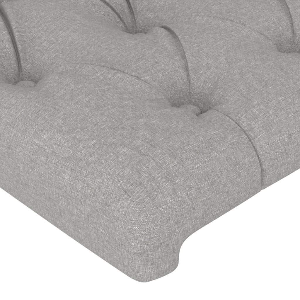 Bedframe zonder matras stof lichtgrijs 180x200 cm is nu te koop bij PeponiXL, paradijselijk wonen!