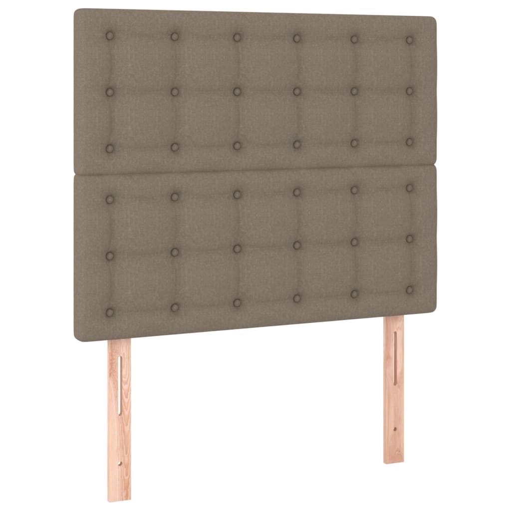 Bedframe zonder matras 120x200 cm stof taupe is nu te koop bij PeponiXL, paradijselijk wonen!