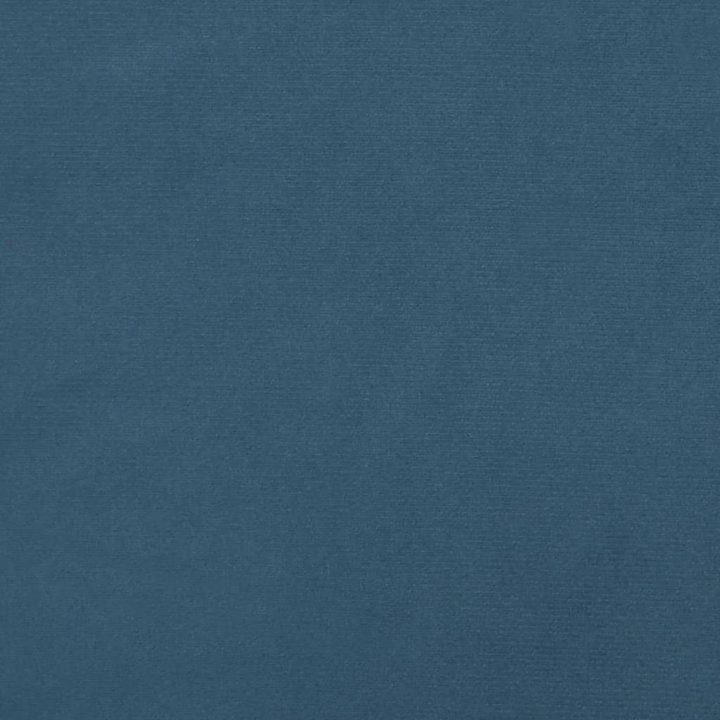 Bedframe zonder matras 140x200 cm fluweel donkerblauw is nu te koop bij PeponiXL, paradijselijk wonen!