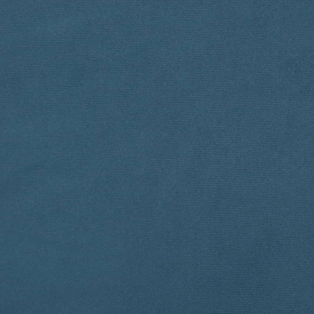 Bedframe zonder matras 80x200 cm fluweel donkerblauw is nu te koop bij PeponiXL, paradijselijk wonen!