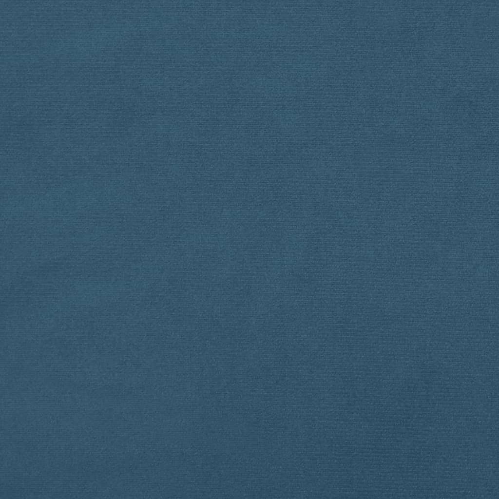Bedframe zonder matras 140x190 cm fluweel donkerblauw is nu te koop bij PeponiXL, paradijselijk wonen!
