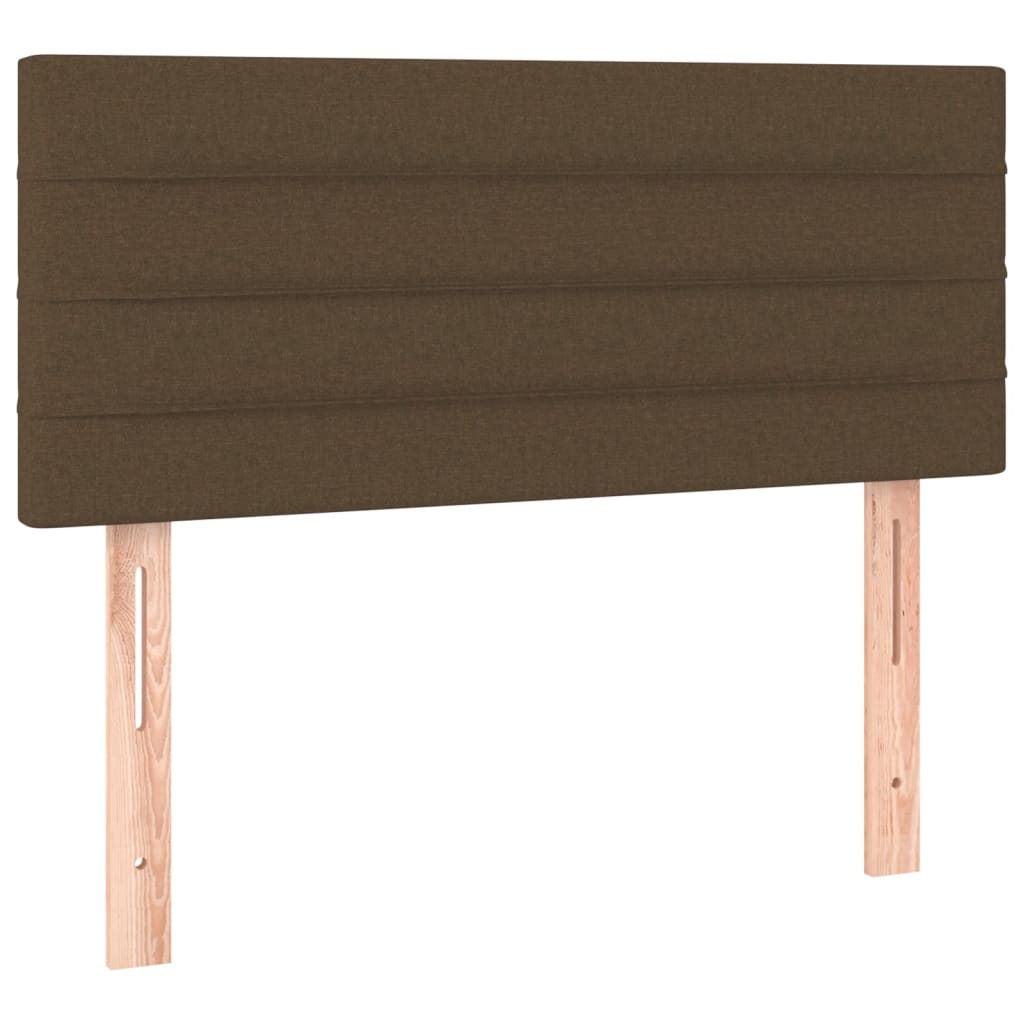 Boxspring met matras stof donkerbruin 120x200 cm is nu te koop bij PeponiXL, paradijselijk wonen!