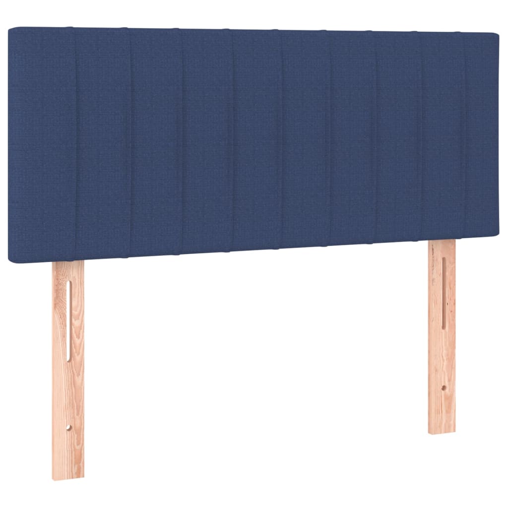 Boxspring met matras stof blauw 80x200 cm is nu te koop bij PeponiXL, paradijselijk wonen!